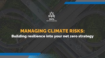 Managing climate risks: Building resilience into your net zero strategy
