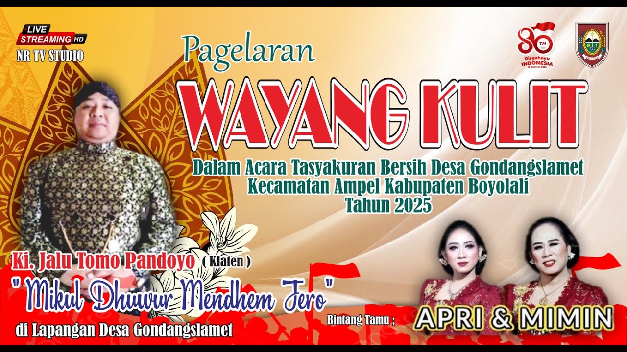 🔴LIVE - WAYANG KULIT 