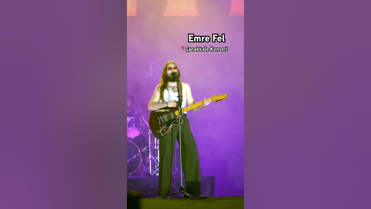 Emre Fel 🎙️Çanakkale Konseri / Kültür Yolu Festivali #emrefel Senden Güzeli mi var ?