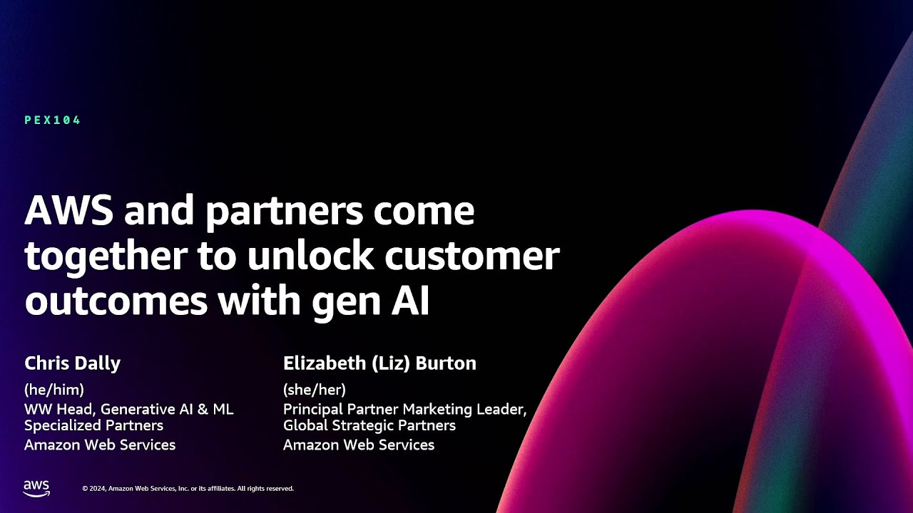AWS re:Invent 2024 - AWS and partners come together to unlock customer ...