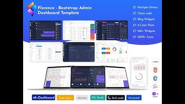 Responsive Bootstrap Dashboard And WebApp Template – Florence Admin