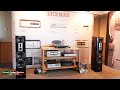 Luxman L509X Dali Epicon 8 Speakers PD151 Turntable EQ-500 Tube Phono Stage @ UK HiFi Show Live 2019