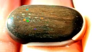 Bahan Kalimaya Black Opal Sempur Ruyung Banten.. 23x12x6 mm..