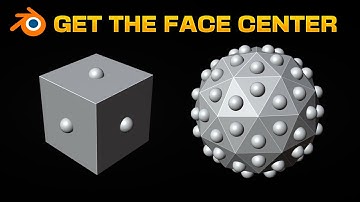 How to CENTER Objects on Faces in Blender - Geometry Nodes