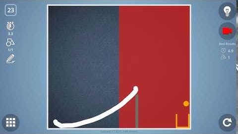 Check out how I solved level 23 in Brain It On! #BrainItOn