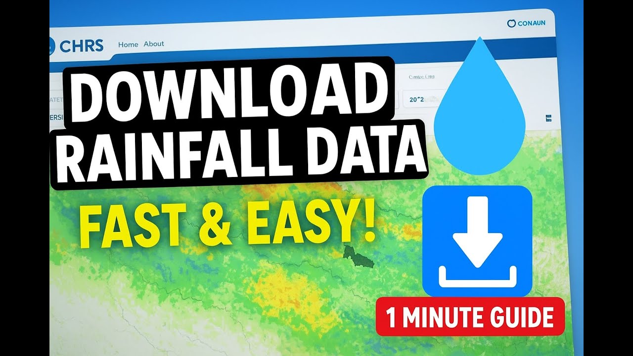Download rainfall data from CHRS portal - YouTube