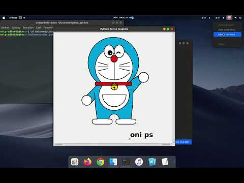Membuat Gambar Doraemon dengan Python