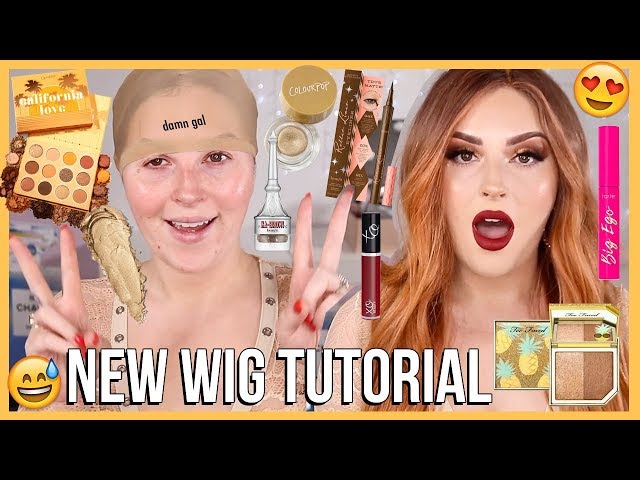 COPPER HAIR makeup tutorial!  new wig YASSS im obsessed