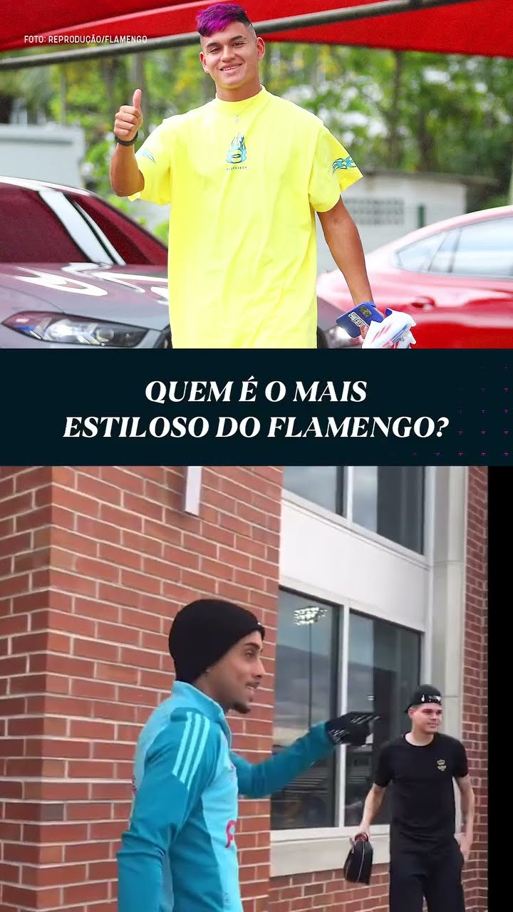 QUEM É O MAIS ESTILOSO DO ELENCO DO FLAMENGO? ROLOU RESENHA PRA DESCOBRIR #shorts