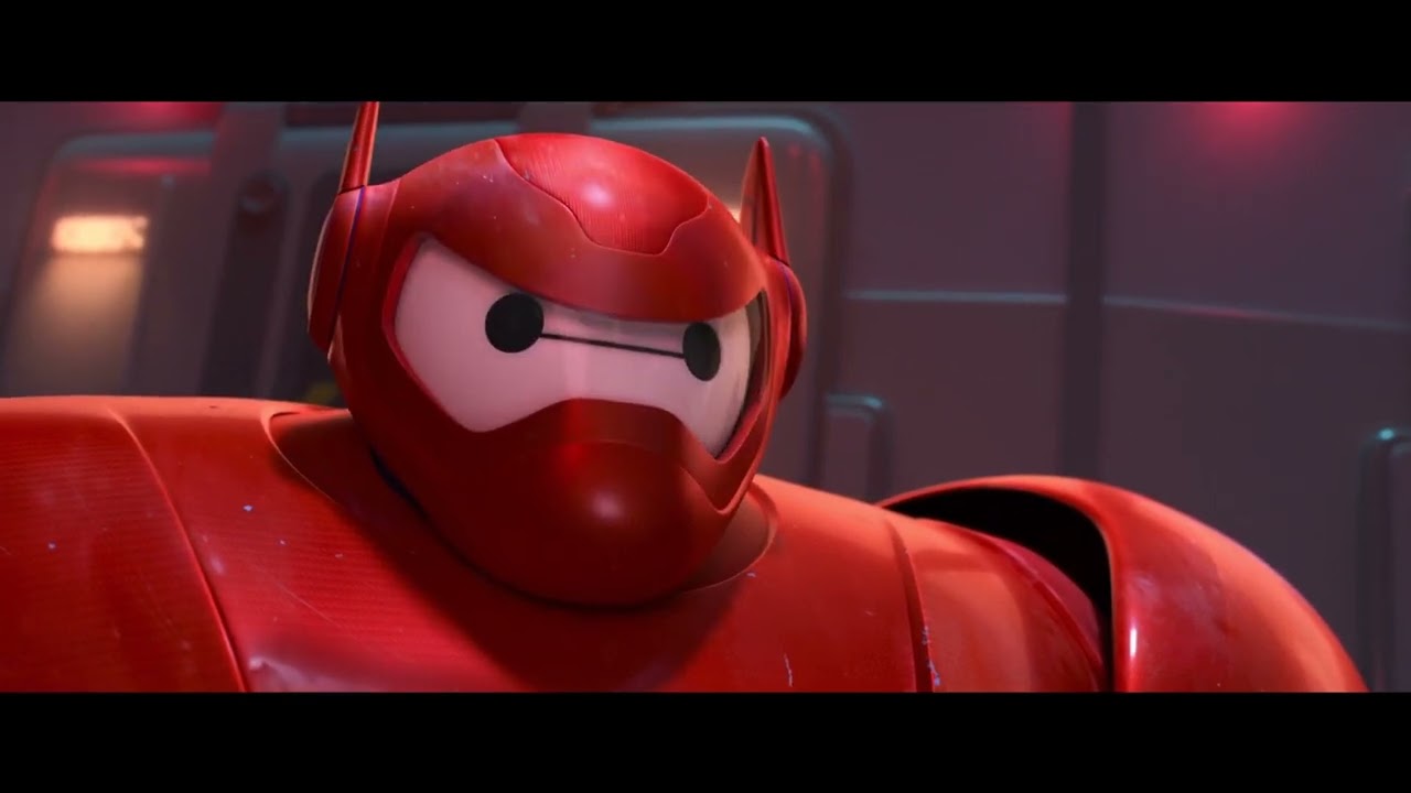 *Big Hero 6* Baymax fighting the masked man 🥷