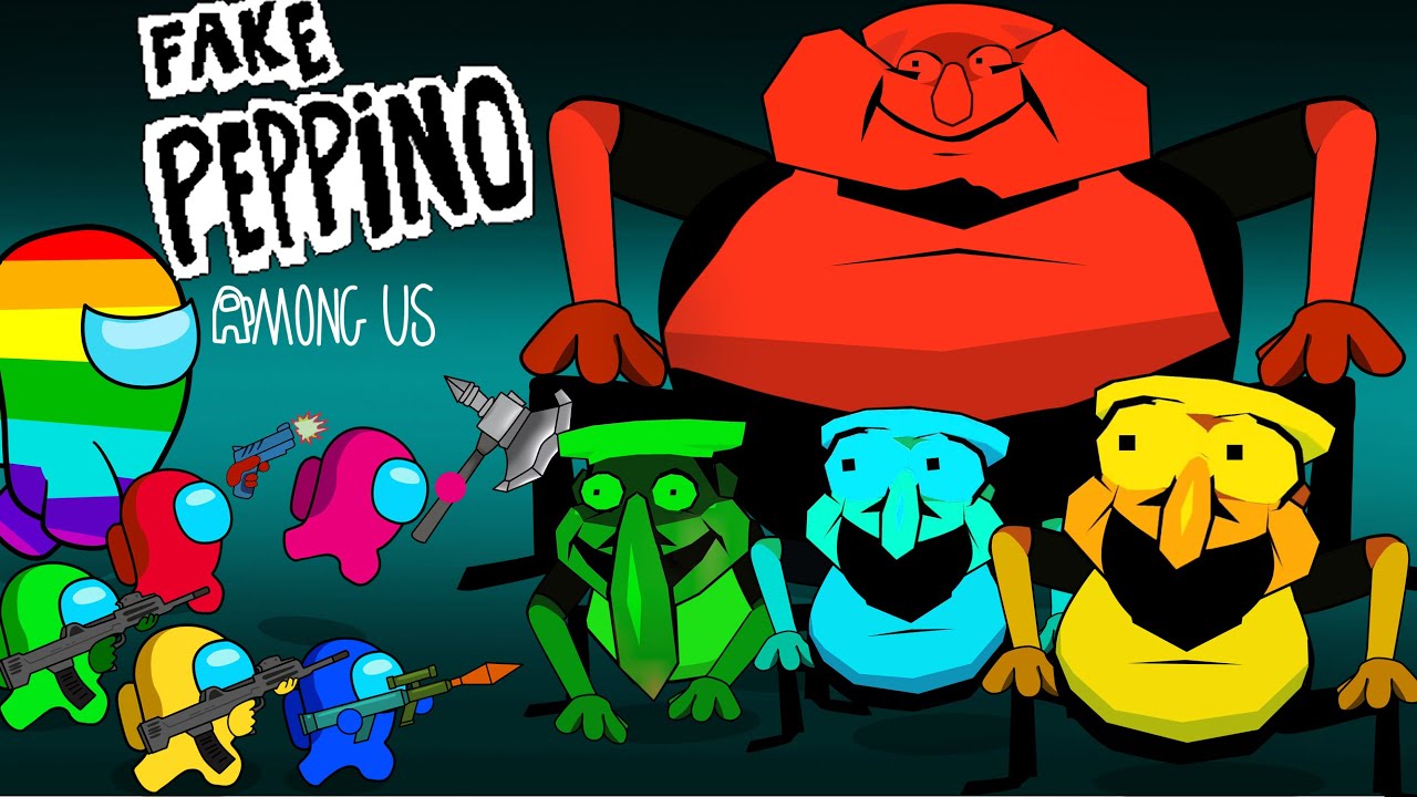 어몽어스 VS Fake Peppino | AMONG US ANIMATION