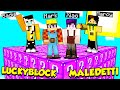 APRO IL LUCKYBLOCK GIGANTE MALEDETTO SU MINECRAFT CON I MIEI AMICI!!