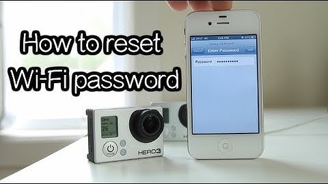 Hero3 / 3+ - How To Reset WI-FI Password - GoPro Tip 208 | MicBergsma