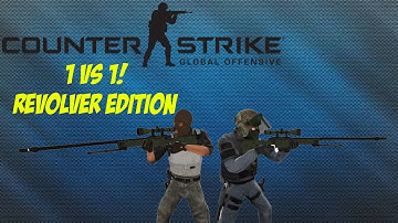 CS:GO Arena Revolver 1v1! (CS:GO Funny Moments)