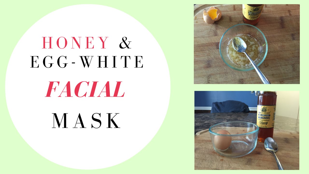 DIY: Honey Egg White mask - YouTube
