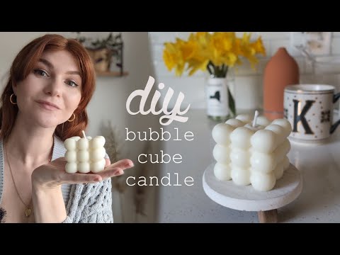 Trendy Bubble Cube Candle Tutorial