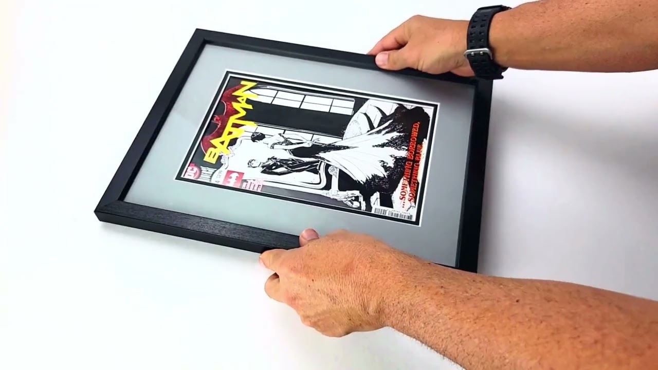 Quad (4) Comic Book Frame with Classic Moulding | Perfect Cases, Inc.