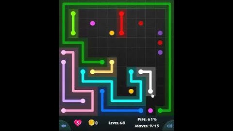 12 × 12 MANIA LEVEL 68 - FLOW GAME ON FACEBOOK Connect the dots
