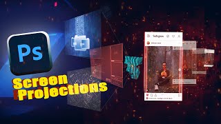 How to Make FUTURISTIC SCREEN PROJECTIONS in PHOTOSHOP | Photoshop Tutorial | Make HOLOGRAMS screenshot 5