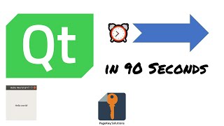 ≤90s: Hello World with Qt Framework (Ubuntu) - Installation & Example Program