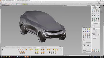 Alias Autostudio Nurbs quick modeling KIA concept car