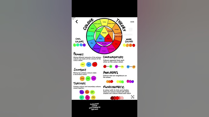 colour wheel knowledge      pro.makeup by rajni arora
