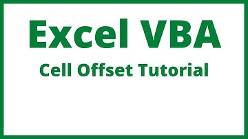 Excel VBA - How To Use Cell Offset