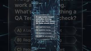 QA Interview Puzzle: What's the FIRST Thing to Check? #QA #SoftwareTesting #QAInterview