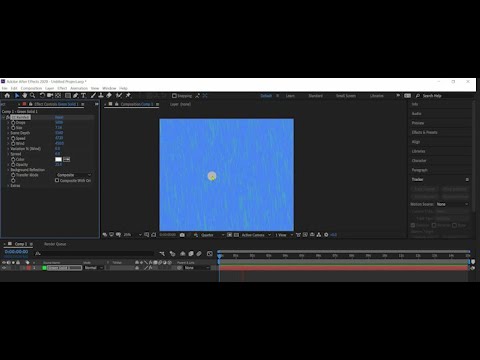 How to Create Rain - Adobe After Effects