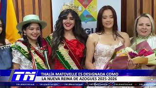 Miriam Thalía Matovelle Carrillo Fue Designada Como Reina De Azogues 2025-2026