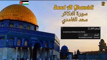سعد الغامدي| سورة التكاثر| مكررة 70 مرة| Saad Al Ghamidi |Sourate Al Takathour