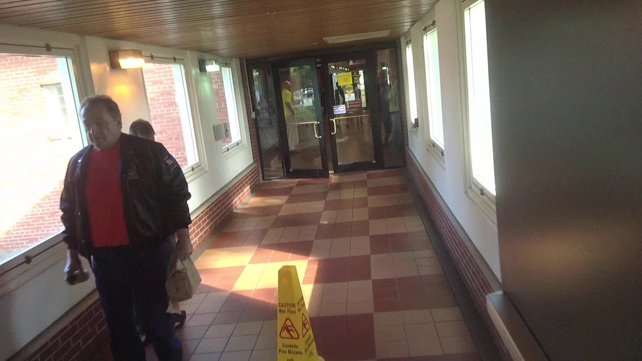 Inside Angola Travel Plaza over the New York Thruway Interstate 90