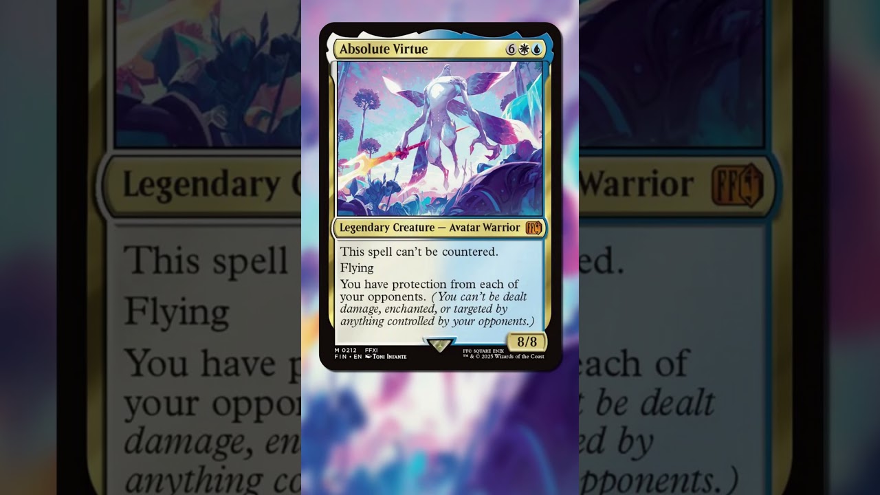 Absolute Virtue - Final Fantasy #mtg#finalfantasy #edh #cedh #commander  #magic - YouTube
