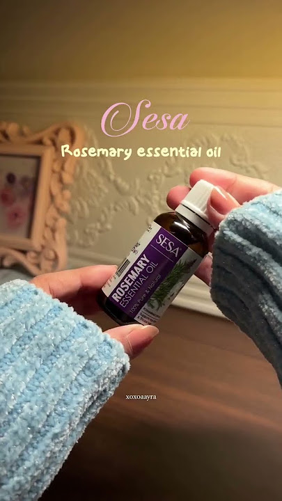 Sesa Rosemary Essential Oil really works  #sesacare #haircare
