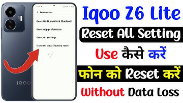 iqoo z6 lite reset all setting use kaise kare | how to reset all setting iqoo z6 lite