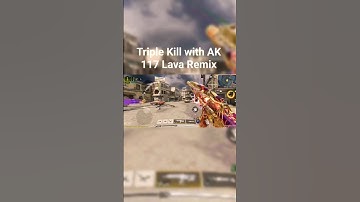 Triple kill madness with Mythic AK117 Lava Remix!🔥 Watch the firepower melt the lobby! #CODMobile