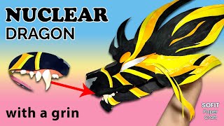 How to make a paper Nuclear Dragon on hand. / Sofit PaperCraft / DIY screenshot 2
