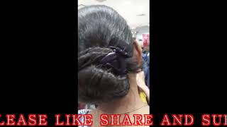 INDIAN AUNTY BIG HAIR BUN OILY BUN MUST WATCH FRIENDS - YouTube