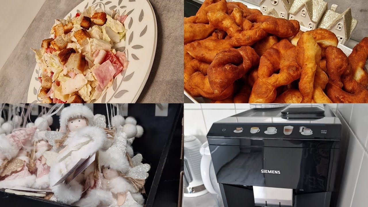 Просили рецепт хвороста . Салат с сухариками . Замёрзла ❄️🤦‍♀️