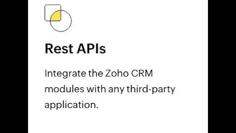 ZOHO API Access Key & Refresh token