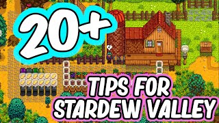 20+ Helpful Tips for ALL Stardew Valley Players!
