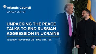 Celebrity Unpacking the peace talks to end Russian aggression in Ukraine Profile