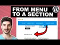 WordPress Menu Link to Section of Page (Gutenberg & Classic Editor)