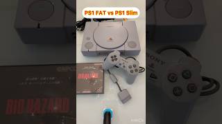 PS1 FAT vs SLIM - #playstation #ps1 #playstation1 #retrogaming #videogames #jogos #shorts