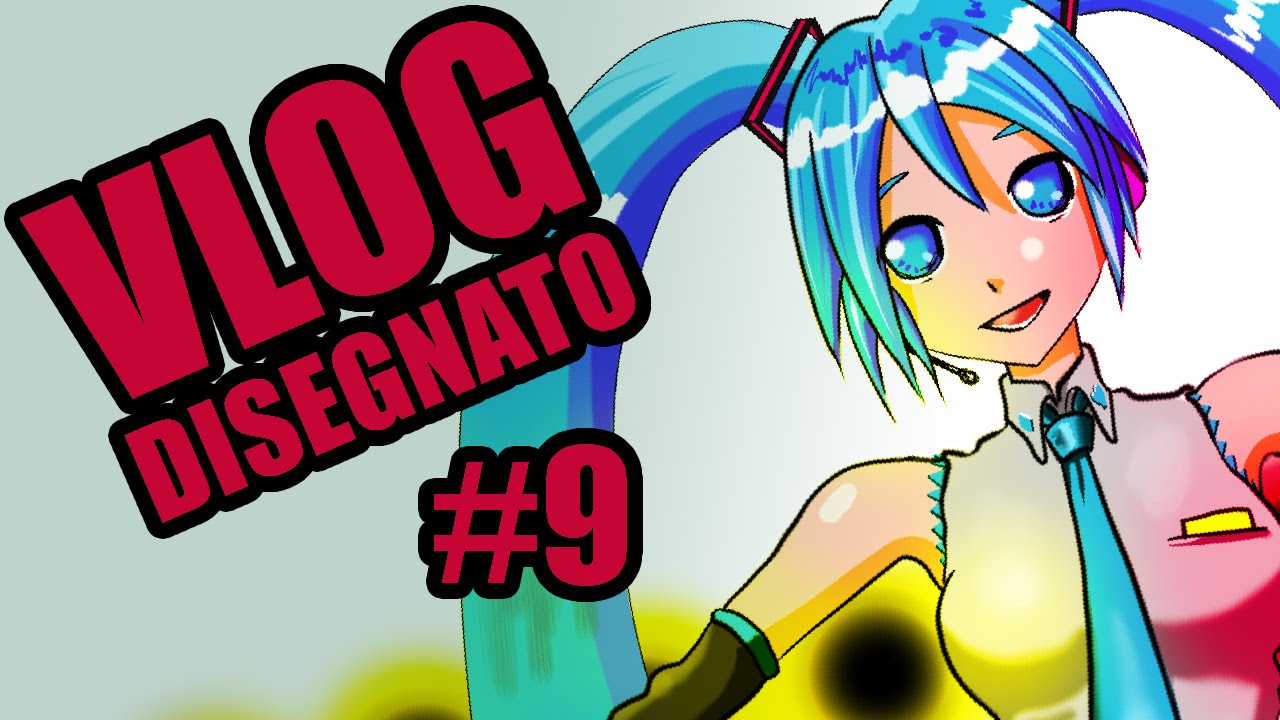 Vlog disegnato Disegno Hatsune Miku e spiego meglio il corso di disegno manga