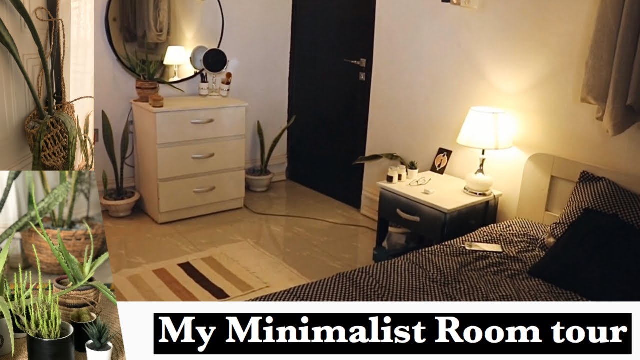 My minimalist room tour - YouTube
