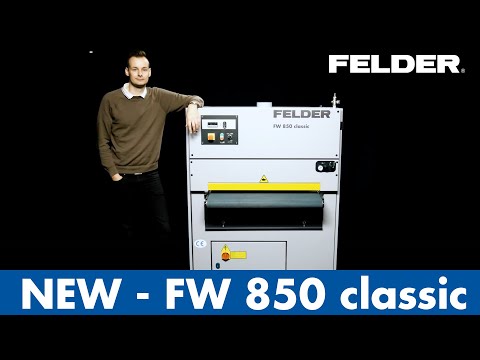 Breitbandschleifmaschine FW 850 classic von Felder® | Felder Group - Teaser