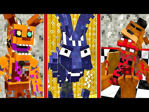 СЕКРЕТНЫЕ ПЕРСОНАЖИ ФНАФ МОД В МАЙНКРАФТ Fnaf Minecraft