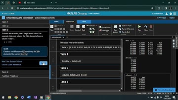 4.Video Matlab Onramp L5 İndexing and Modifiying Arrays