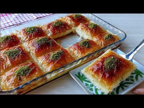 KOLAY LAZ BÖREĞİ TATLISI😋 EŞSİZ BİR LEZZET❗️ HEM BAKLAVA HEMDE SÜTLÜ TATLI BİR ARADA✅️